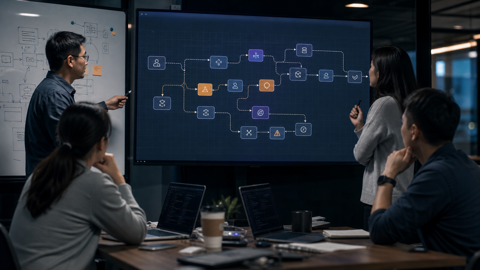 AI agent workflow and tool orchestration interface