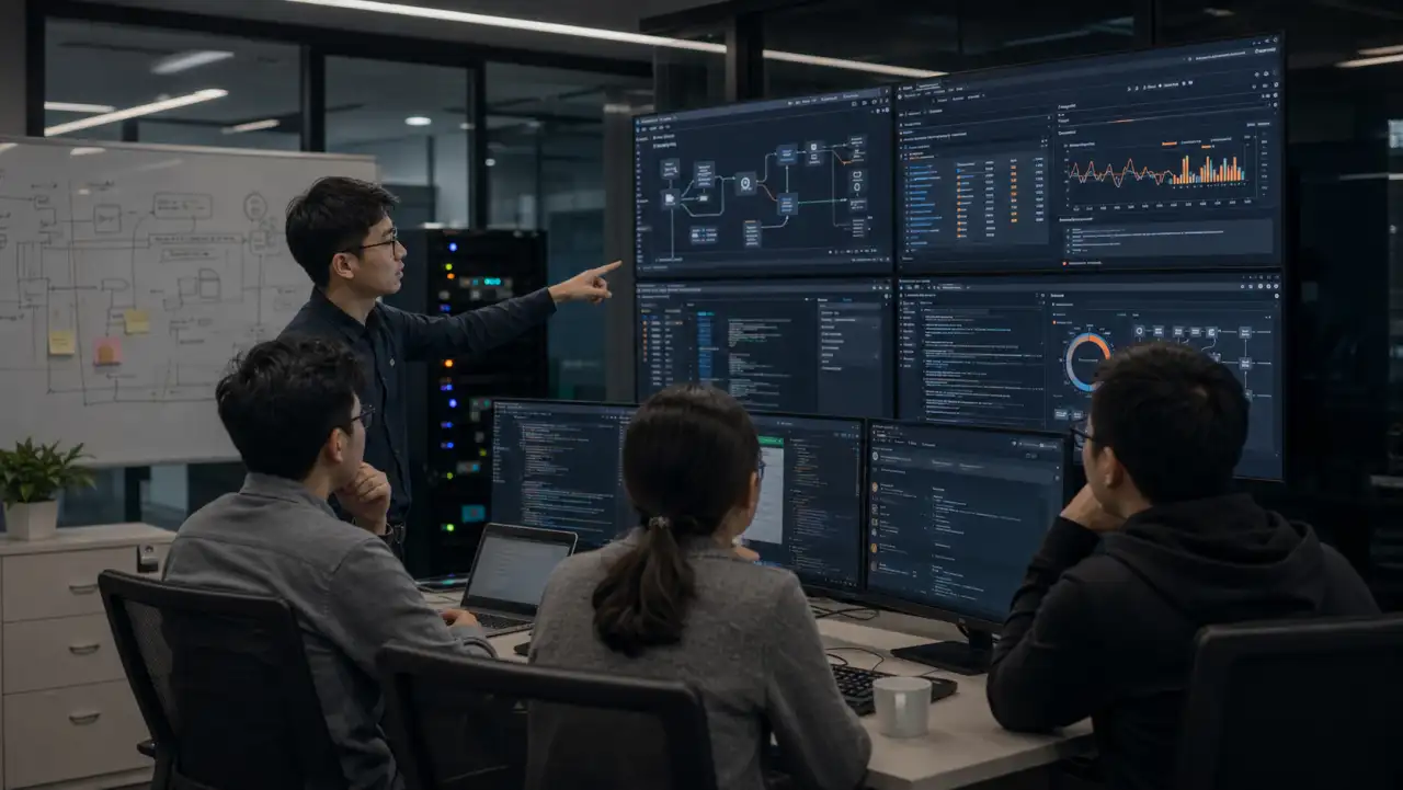 Enterprise AI workflow connected to IoT operations