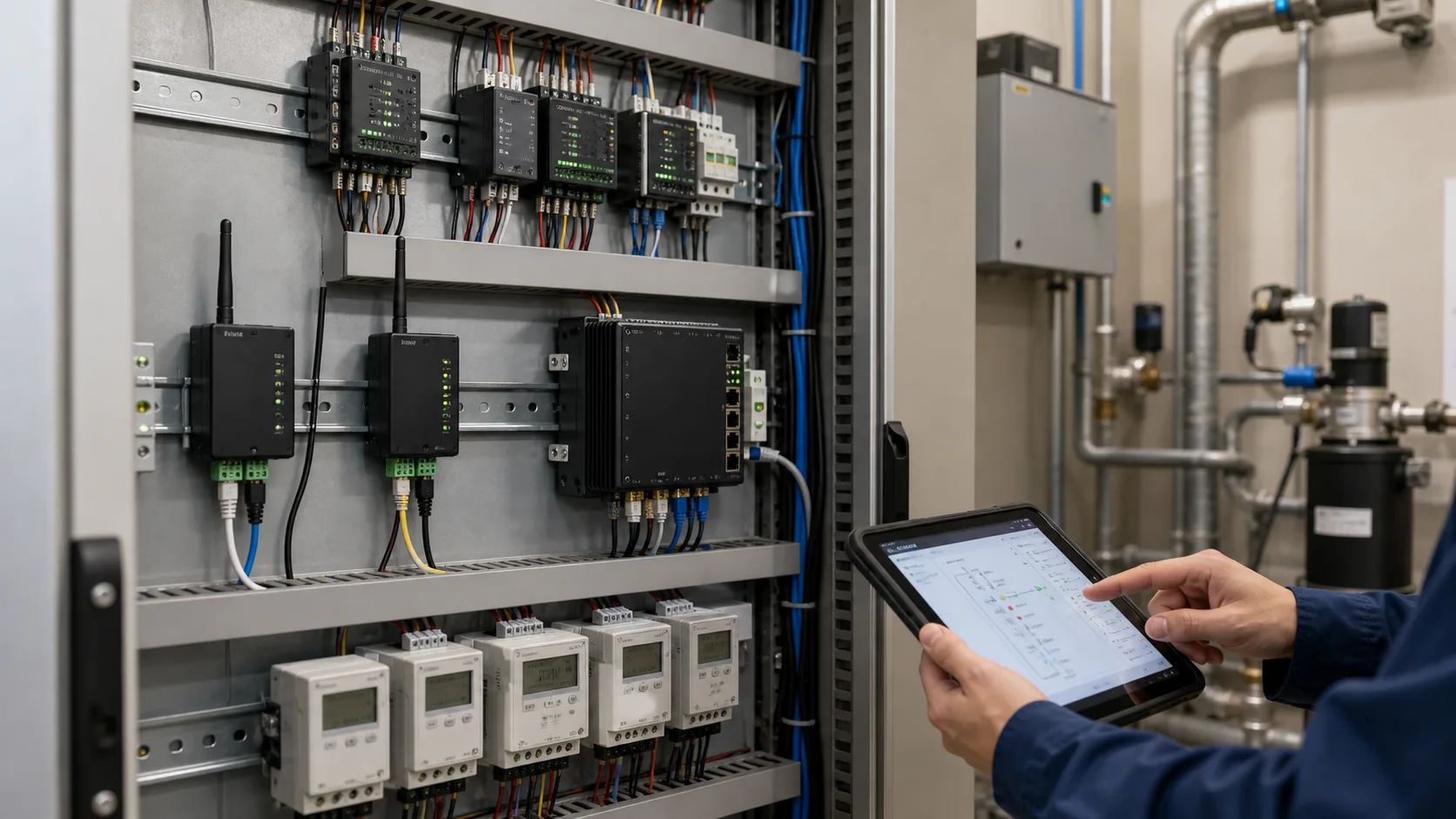 ZigBee serial converter mesh commissioning scene