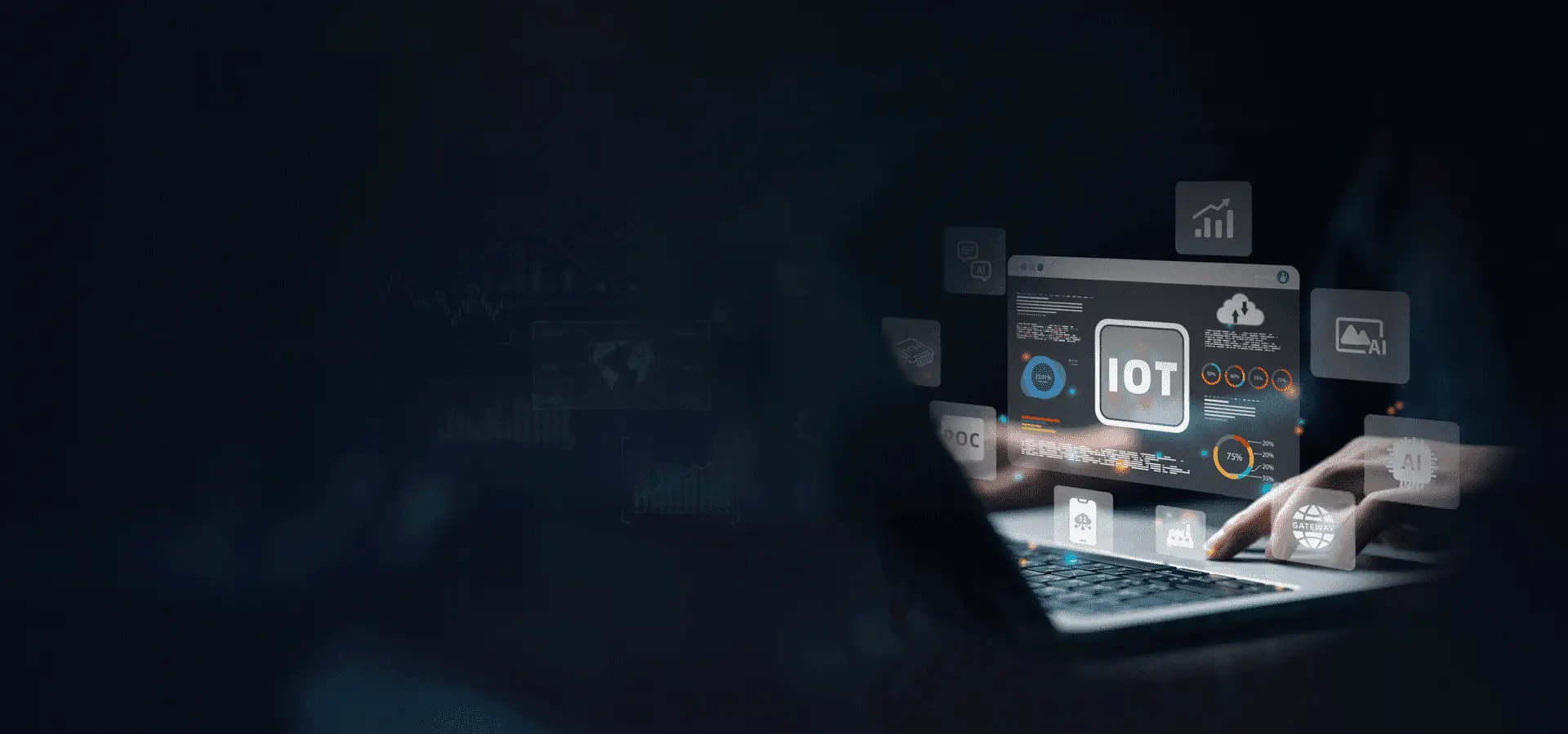Custom IoT development services with connected product software and device platform interface