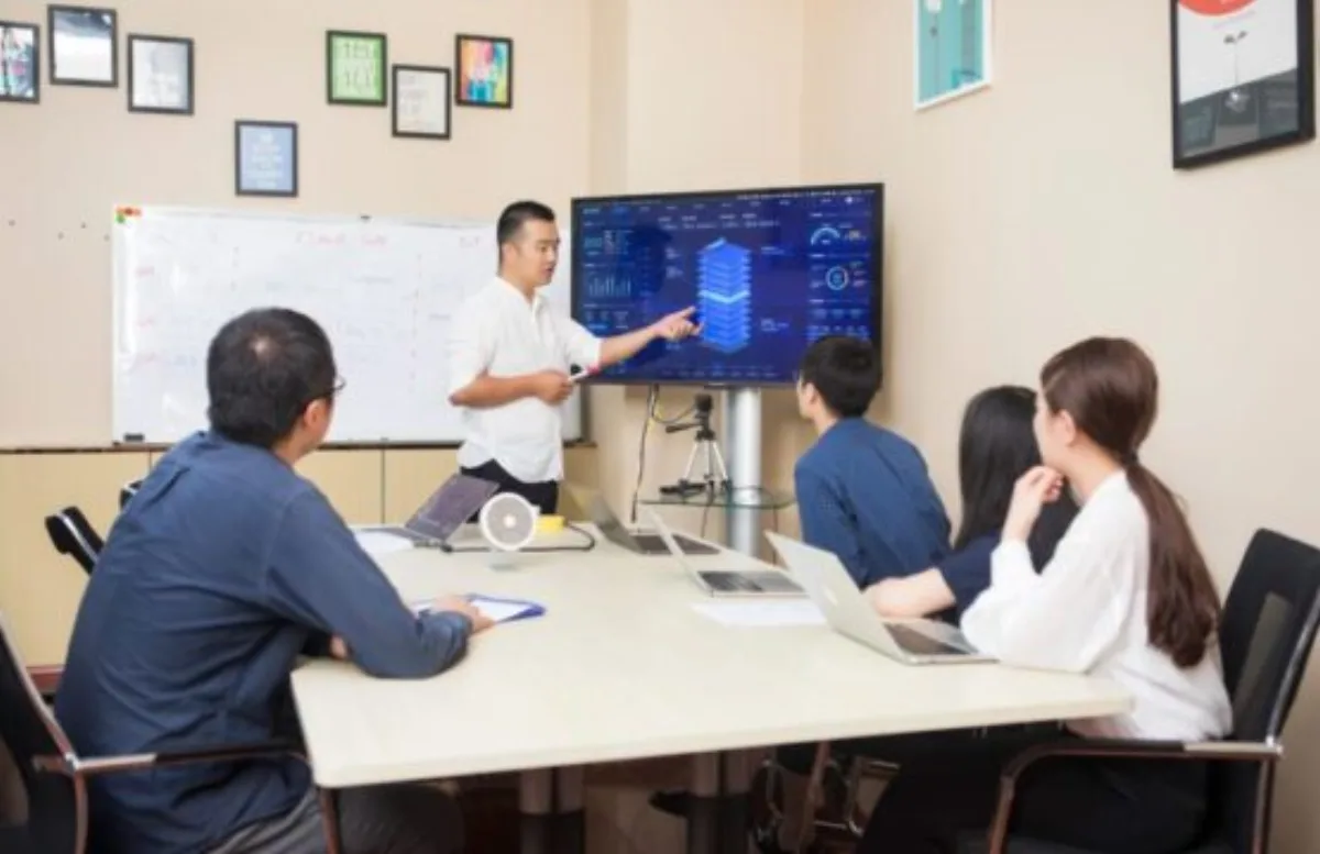IoT consulting team reviewing a connected product roadmap